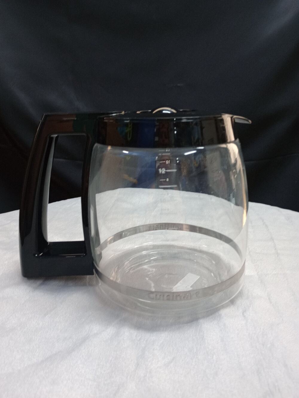 Cuisinart 12 Cup Coffee Maker Replacement Carafe Glass Pot Black